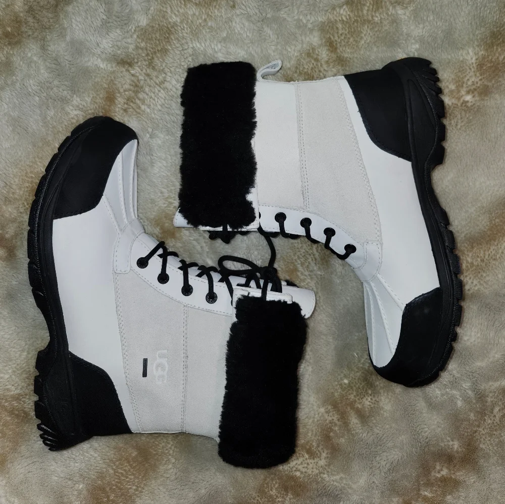 UGG Men's Black‎ and White Winter Boots